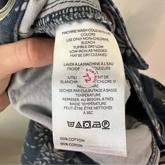 We The Free Moxie Printed Low-Slung Barrel Jeans in Wallpaper Geo SZ 26 - Picture 8 of 8